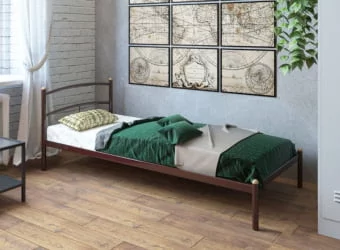 Односпальная кровать Хостел 90х190 Желтый