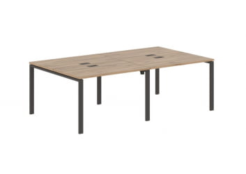 Бенч-система 4-местная ЕДИС ЕУВСТ 2313 Дуб Денвер светлый Мокко / EDIS EUWST