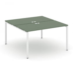 Рабочая станция двухсторонняя на 2 места CONCEPT CN.DRS-003 Кобо Белый