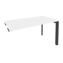 Стол-приставка на П-образном м/к к опорным элементам ONIX O.MP-SPR-3.7 Белый Бриллиант/Антрацит