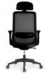 Кресло Work W-218C BLACK Черный