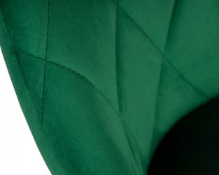 Стул барный DOBRIN LOGAN BLACK (зеленый велюр (MJ9-88)) 2 шт