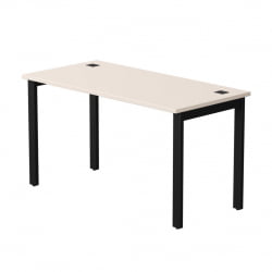 Стол прямой на металлокаркасе, опоры 45 гр Everprof EVO 254S003 Кашемир Черный