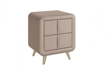 Тумба прикроватная Софи TM-001.1 бронза (экокожа)