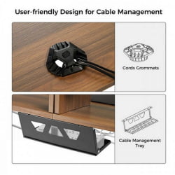 Геймерский стол EUREKA GIP 60 Walnut