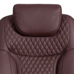 Кресло офисное Trust (max) кож/зам, коричневый/коричневый стеганный/коричневый, 36-36/36-36/6/36-36/06