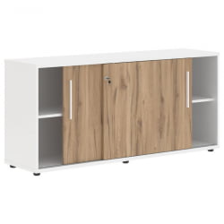 Шкаф с дверьми-купе EDIS ELC 1643 Дуб Денвер светлый Белый Белый