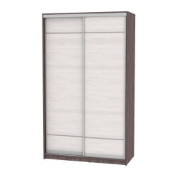 Шкаф-купе коричневый B-220х135х60-3(ЯАТ-ЯАС-D7D7)