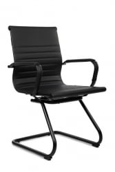 Кресло Хуго РCХ 6002-3СЕБ Черный/Металл Черный / Hugo RCH 6002-3SEB