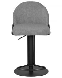 Стул барный ДОБРИН ОЛИВЕР (серая ткань (ФЛЙ1347-17)) 2 шт / DOBRIN OLIVER (FLY1347-17))