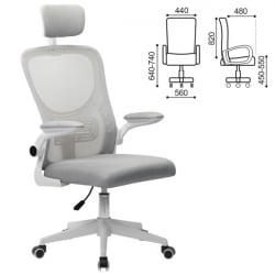 Кресло Dynamic CH-699 сетка/ткань TW серое