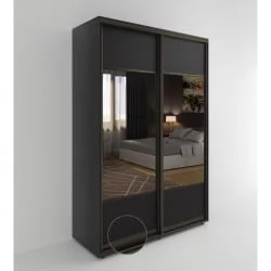 Шкаф-купе 2-х дверный Акцент-Дуэт КВ 1400х600 Венге