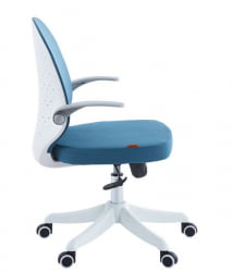 Детское компьютерное кресло CHAIRMAN CH107 ткань голубой (M)