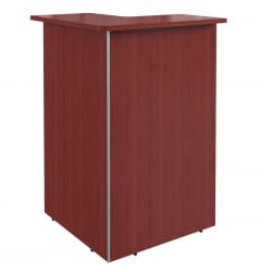 Стойка ресепшн угловая DMC 88 (L/R) Бургунди