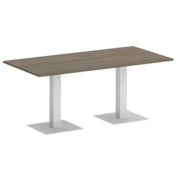 Стол прямоугольный ХОМЕ ОФФИCЕ ВР.СП-5-180.2 Вяз Благородный/Белый металл / HOME OFFICE VR.SP-5-180.2