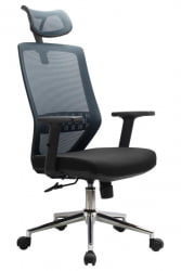 Кресло Alt RCH 833H Серый/Черный
