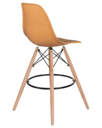 Стул барный DOBRIN DSW BAR (ножки светлый бук, цвет персиковый (NX-Y-06)) 2 шт