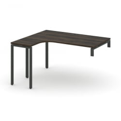 Стол-надставка на опорную тумбу (левый) CОНCЕПТ CН.ОСАН-004(Л) Дуб Мали Антрацит / CONCEPT CN.OSAN-004(L)