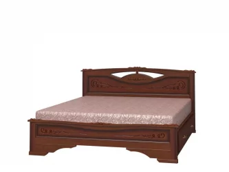 Кровать с ящиком Елена-3 200х120 с выкатными ящиками Орех