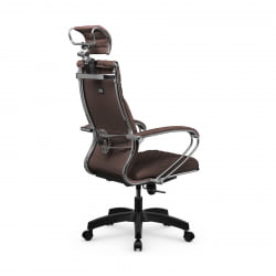 Кресло руководителя Metta L 2c 44C/K116 Infinity Easy Clean (MPES) Комплект 8 Темно-коричневое