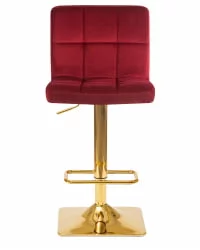 Стул барный DOBRIN GOLDIE Бордовый велюр MJ9-43