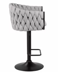 Стул барный DOBRIN LEON Серая ткань LAR 275-17