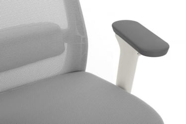 Кресло Work W-218C WHITE Светло-серый