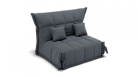 Диван Джаз 800 (ЗР) Цвет фасада: Серый; Тип: Прямой; Материал фасада: Металл/Велюр