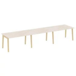 Стол переговорный (3 столешницы) ONIX WOOD OW.PRG-3.3 Денвер Светлый/Светлый