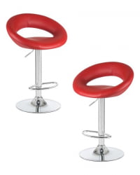 Стул барный DOBRIN MIRA (бордовый) 2 шт