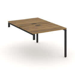 Двойной стол-надставка на опорную тумбу CONCEPT CN.DSN-001 Сандал Янтарный Антрацит