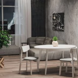 Стул с мягким сиденьем Вега Blue кашемир Дуб золотой