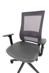 Офисное кресло CHAIRMAN 500 LT БП экокожа Серый