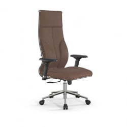 Кресло руководителя Мetta L 1m 46/4D Infinity Easy Clean (MPES) Комплект 8 Светло-коричневое