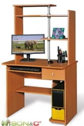 Компьютерный стол с надстройкой SN 05.08 Ольха русская