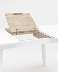 Стол раскладной Чикаго 120-160 Белый