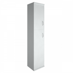 Шкаф высокий узкий левый Riva А.СУ-1.8 Л Белый