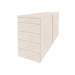 Тумба двойная приставная / опорная (ТИП-ОН) ОНИКС О.ТПО-2.7 ТИП Денвер Светлый / (TIP-ON) ONIX O.TPO-2.7 TIP