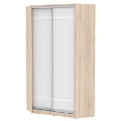 Шкаф-купе Белла(H9)2300х1153х1153(ДСС-Белый-D9D9)