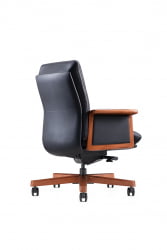 Кресло руководителя Вивальди ЛБ / Вивалди ЛБ Б 2262 блаcк / LB Vivaldi LB B black