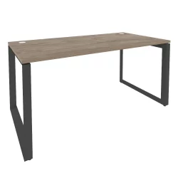Стол рабочий на О-образном м/к ОНИКС О.МО-СП-4.8 Тиквуд Темный/Антрацит / ONIX O.MO-SP-4.8