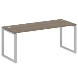 Стол письменный на О-образном м/к METAL SYSTEM БО.СП-5 Вяз/Серый