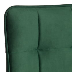 Стул обеденный Bari (2 шт. в упаковке) LT, велюр, Deep Forest (изумруд), 41х55х89 см
