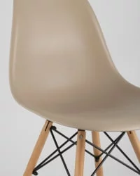 Стул Eames DSW 4 шт. Бежевый
