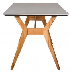 Стол Нарвик раскладной 140-180 БУК-Мрамор Бьянко