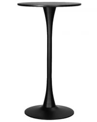 Дизайнерский стол МИА БАР (черная столешница, черное основание) / MIA BAR