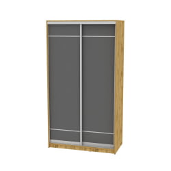Шкаф-купе Б-220х120х60-1(ДВ-Графит-Д7Д7) / B-220х120х60-1(ДВ-Графит-D7D7)