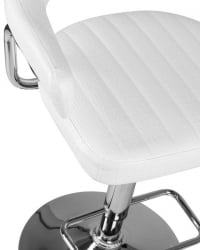 Стул барный DOBRIN CHARLY (белый крокодил) 2 шт