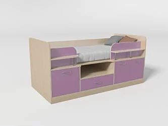 Уголок школьника №7 Дуб молочный/Лиловый