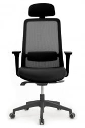Кресло Work W-218C BLACK Черный